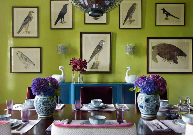 Interior Design as Web Design Inspiration: The Whimsical, Antique-y Dining Room