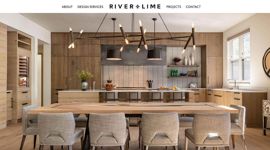 River And Lime Interior Design Glory And Brand Web Design