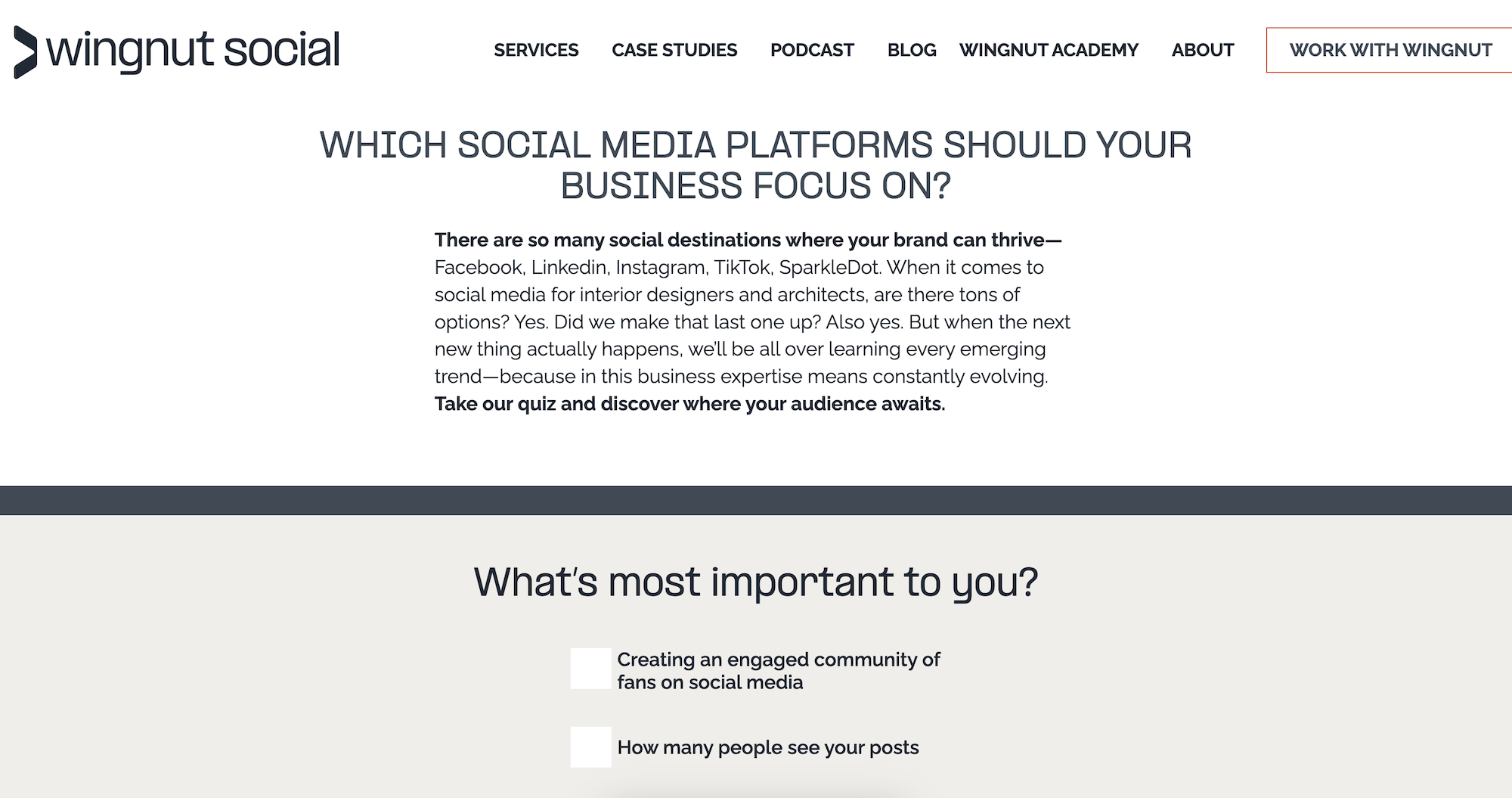 Social Media Quiz Glory And Brand