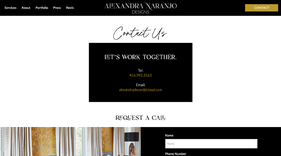Contact Alexandra Naranjo